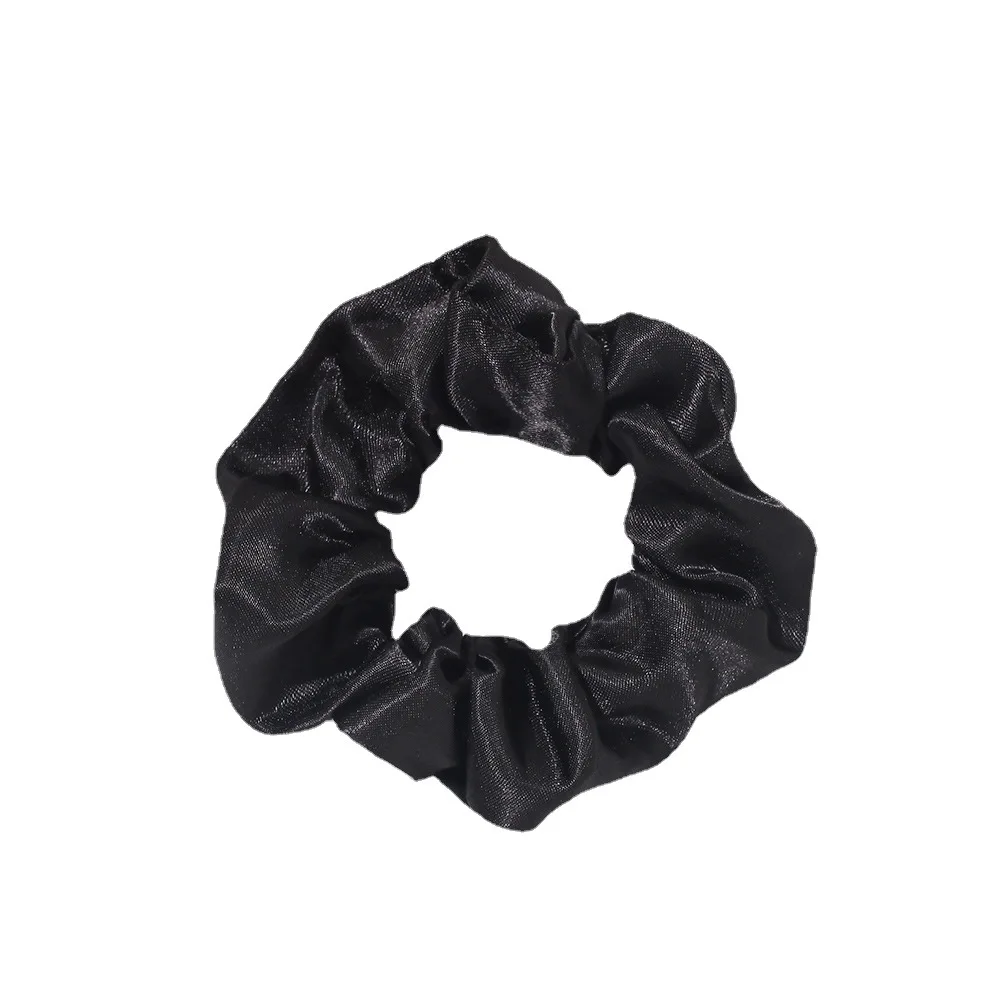 4/6 pçs de seda grandes scrunchies borracha laços de cabelo goma elásticos rabo de cavalo titular para mulheres meninas faixas de cabelo para mulher