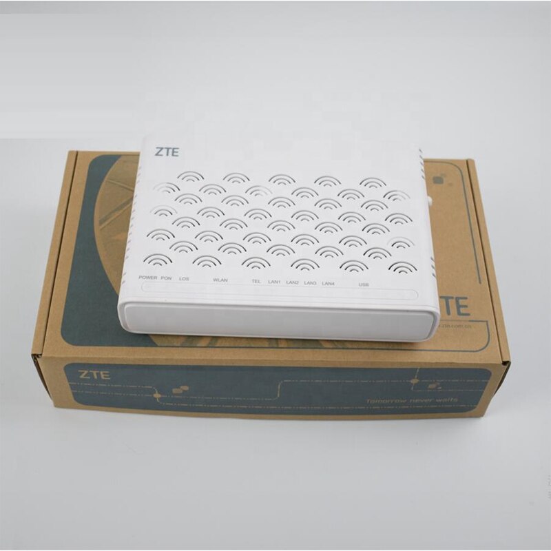 Original ZTE F460 V3.0 EPON Terminal, FTTH ONU, 4FE + 1voice ports + wifi port Route Mode English Firewar