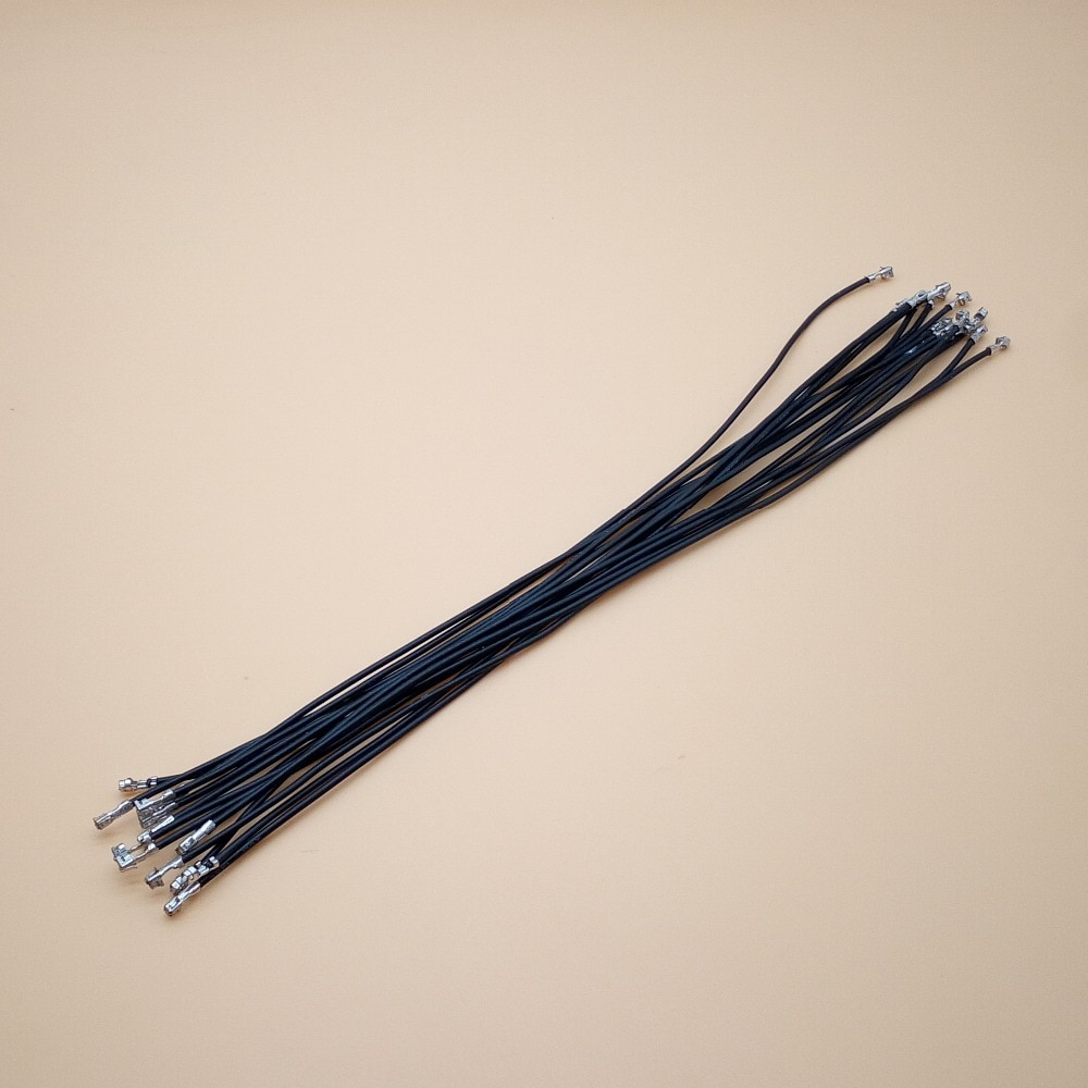 40 pçs/lote 1P XH 2.54 Cabo Jumper Fio Fêmea para Fêmea Duplo Cabeça Primavera Fio Eletrônico 24AWG 20cm de Comprimento