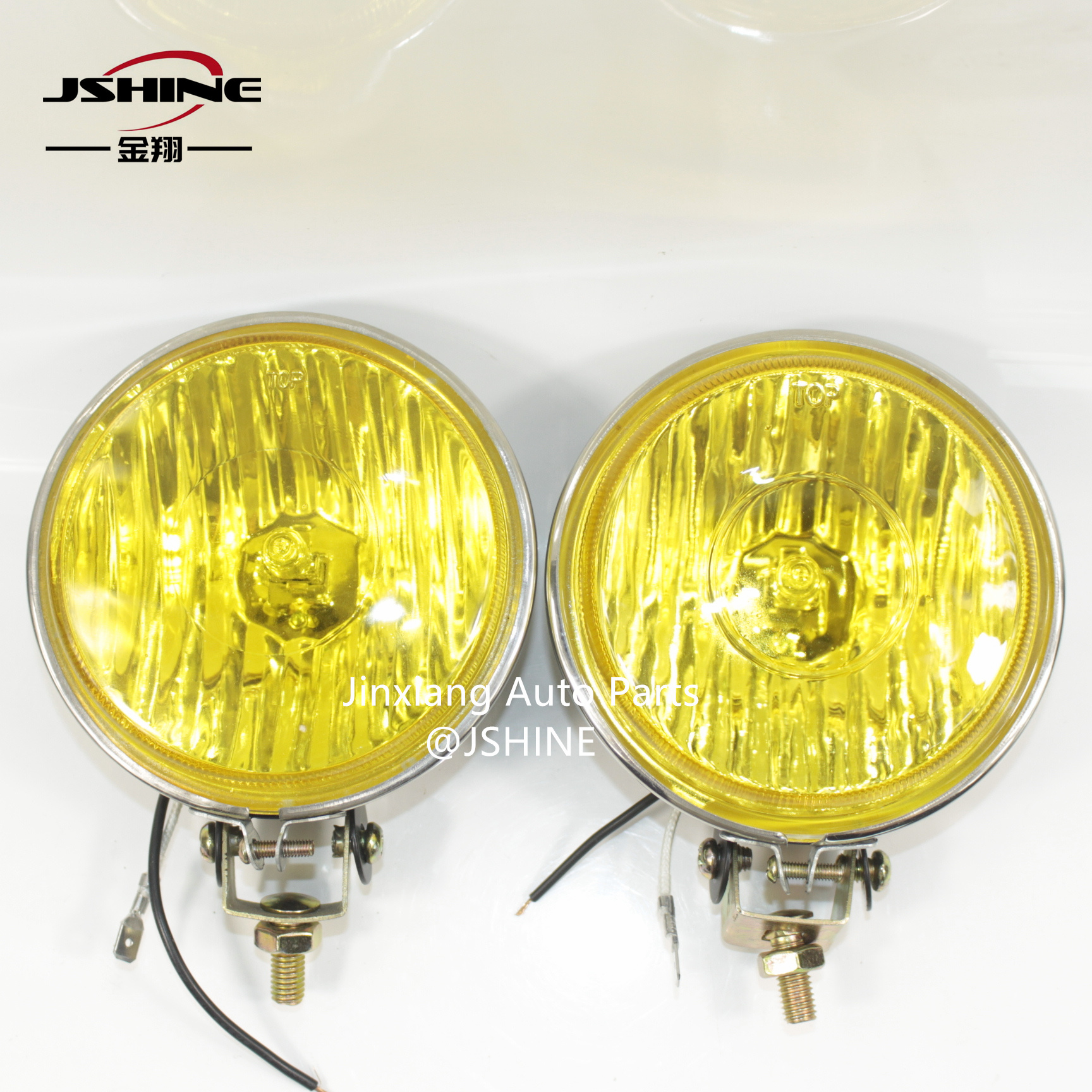 Set van 4 " halogeen  h3 55w echt glas voor vrachtwagen, motor, suv, auto, aanhanger: Default Title