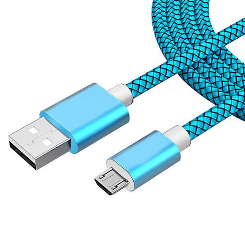 2M Micro USB Cable Fast Charger for Samsung S7 Edge Xiaomi Huawei Android Mobile Phone USB Data Cable Tablet USB Charging Cord