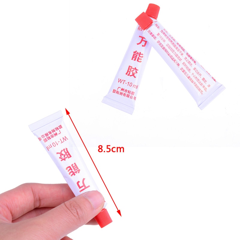 1Pc Adhesive Repair Super Glue Repair Strong Liquid Leather Rubber Cloth Rubber Quick Dry Epoxy Waterproof Stationery Kit 8.5cm