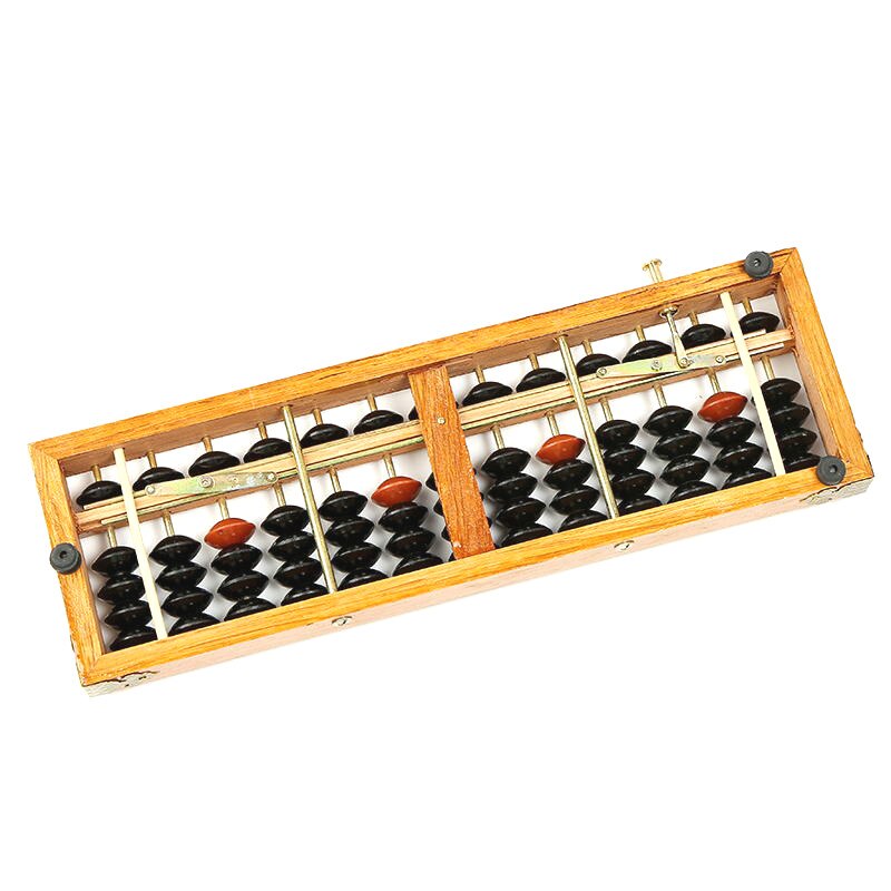1 stk træramme klassisk gammel lommeregner abacus perle legetøj udvikle #39 matematik abacus intelligens