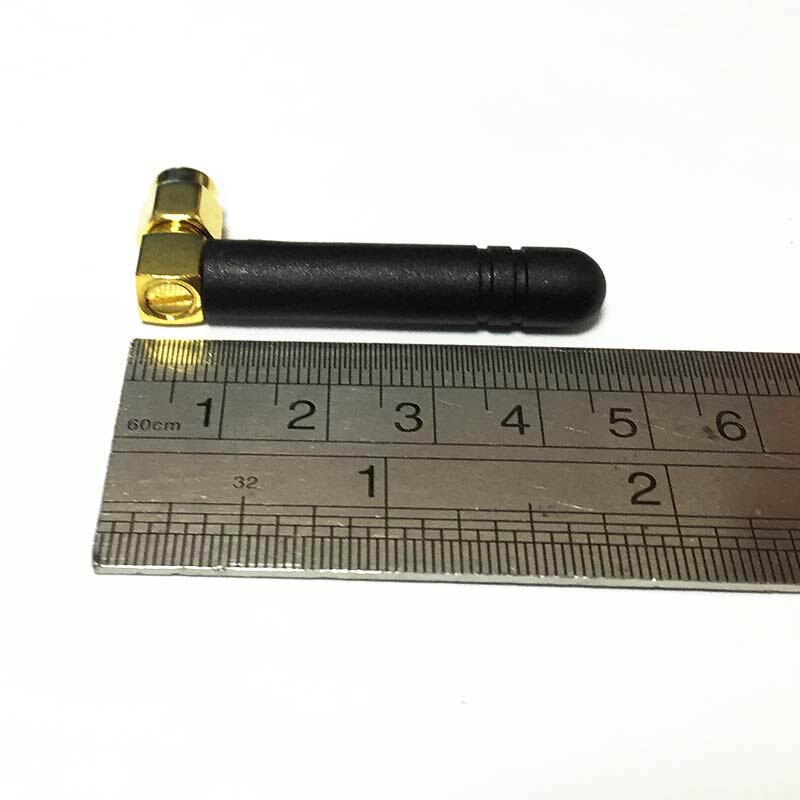 1Pc 3G Gsm Antenna 900-1800Mhz 1.5Dbi Omni Sma Male Right Angle Cdma Wcdma Tdscdma Aerial Phone Antenna