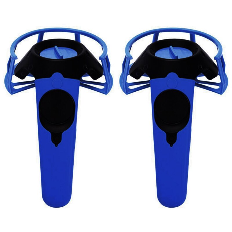 1 par beskyttende deksel sklisikker lett silikon elastisk anti kollisjon håndtak kontroller snapp til htc vive