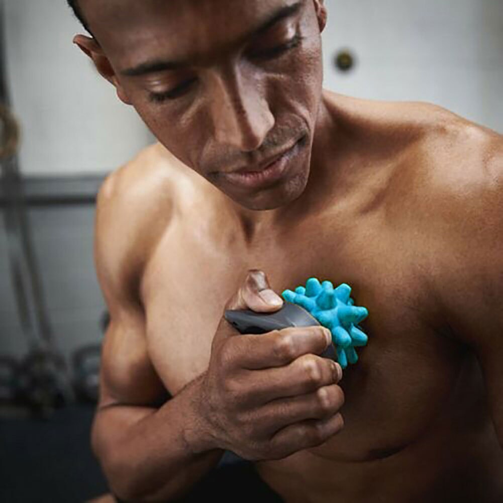 Unik form gummi håndmassasje ball sport fitness fascia muskelavslapping tilbake arm ben kroppsmassasje rulle fysioterapi ball