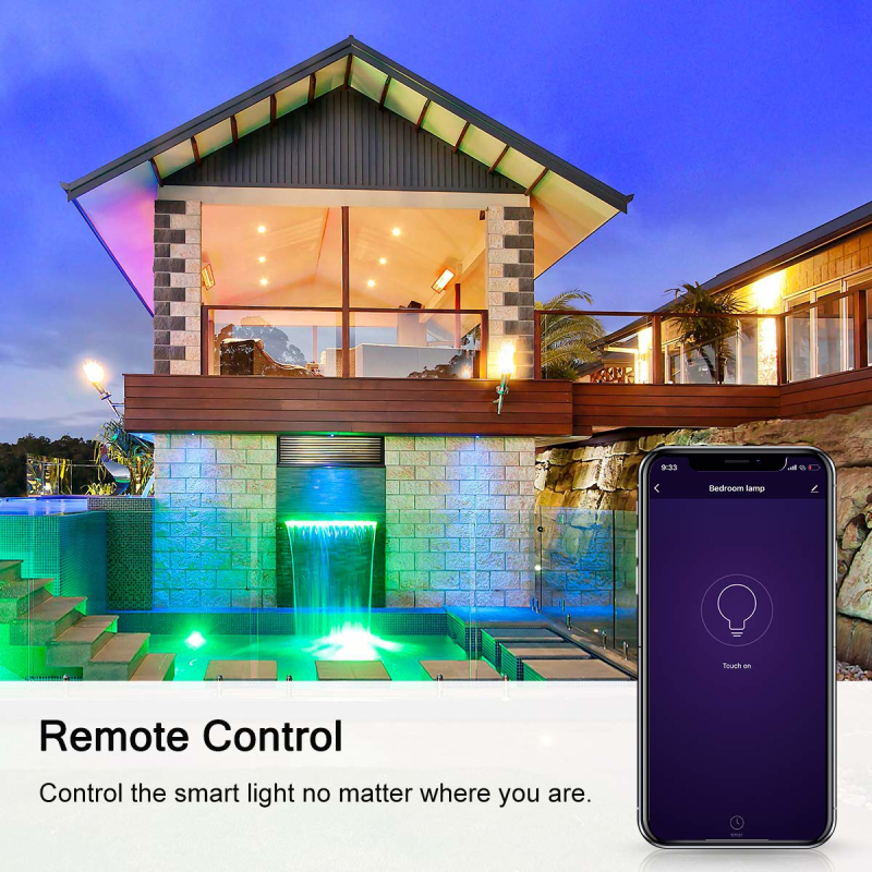 Aubess Tuya GU10 Wifi Smart Light Led-lampen Rgb + Cw 4W Dimbare Lampen Smart Leven App Remote Contro werken Met Alexa Google Thuis