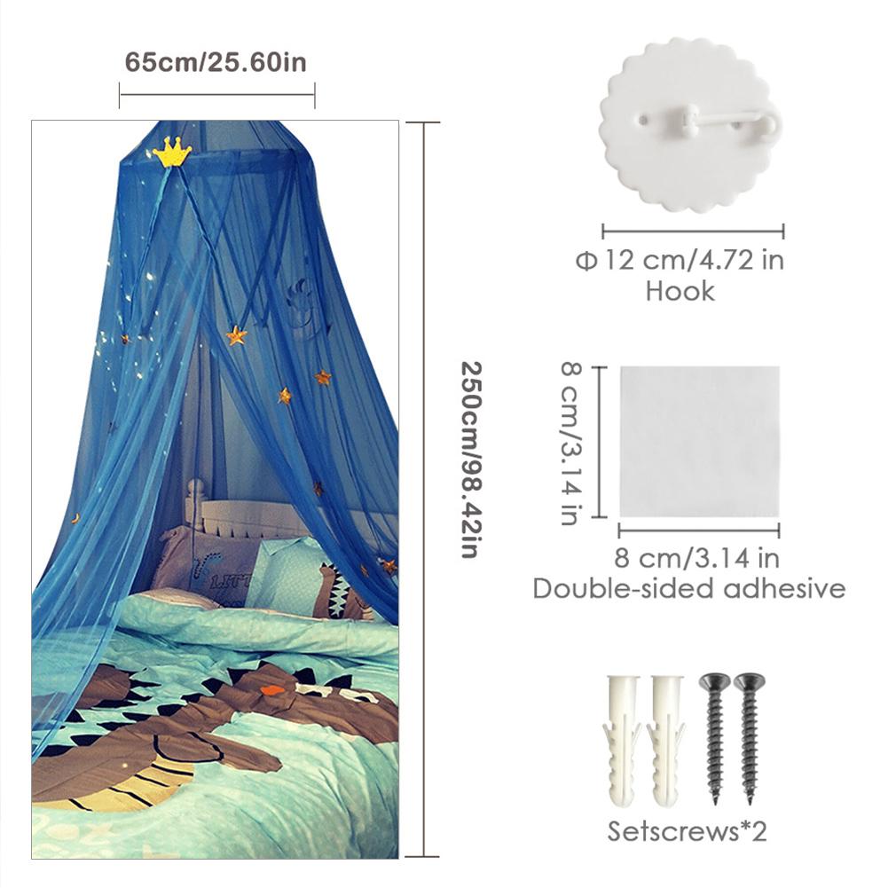 Children's Dome Mosquito Net Princess Room Bed Net European Style Hanging Bed Curtain Decorative Drape Playing House Tent