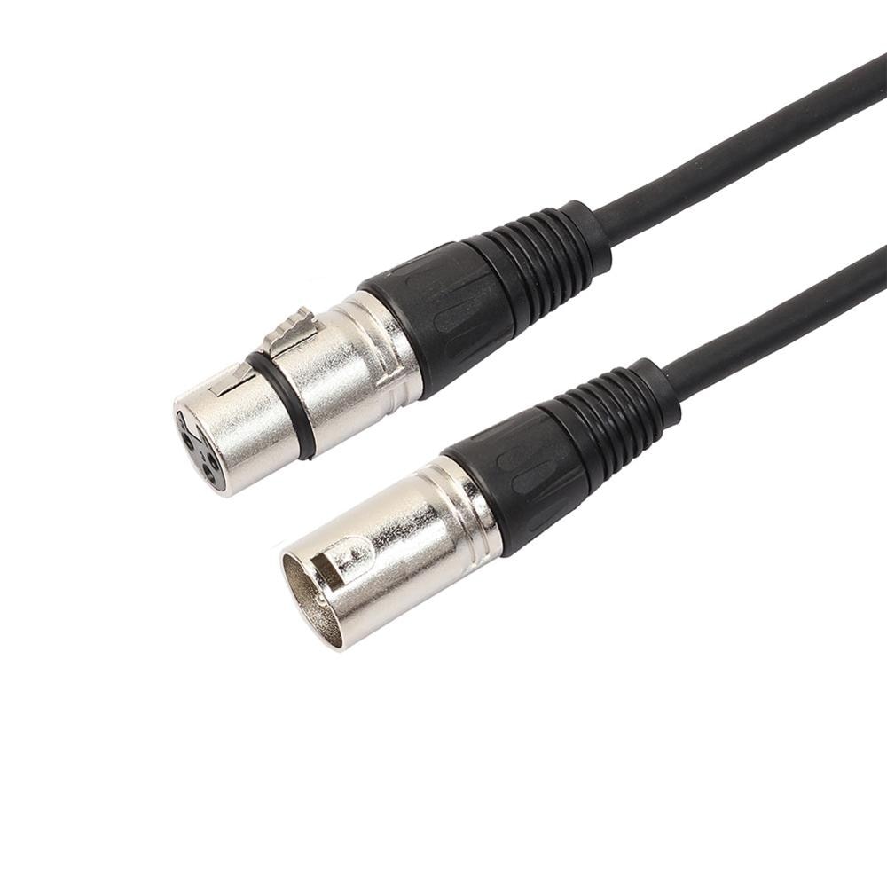 3 Pin XLR Microphone Cable Male To Female Balanced Patch Lead Mic OFC Extension Cable Audio Black for Microphone