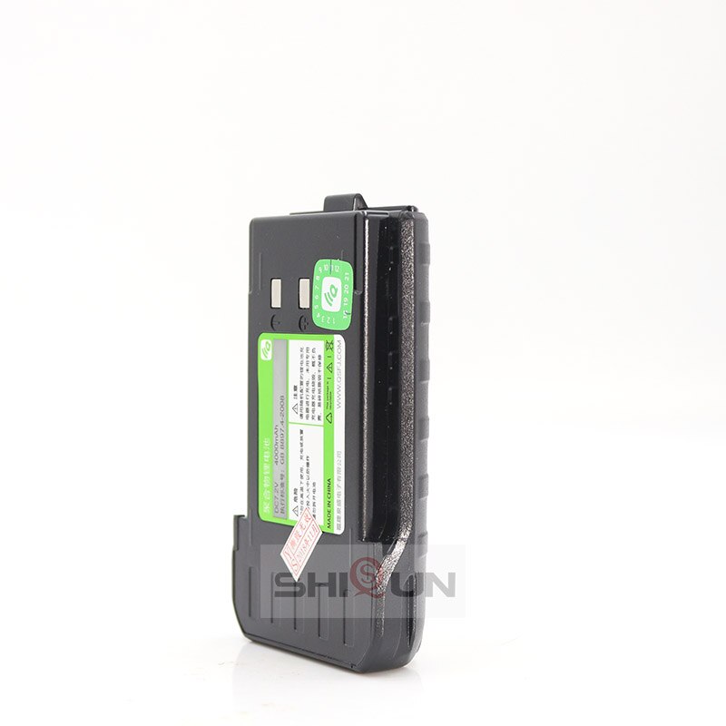 Batería de iones de litio de 4000mAh, walkie-talkie TG-UV2 PLUS de 10W, 10 KM, batería QuanSheng TG UV2 PLUS, DC 7,2 V