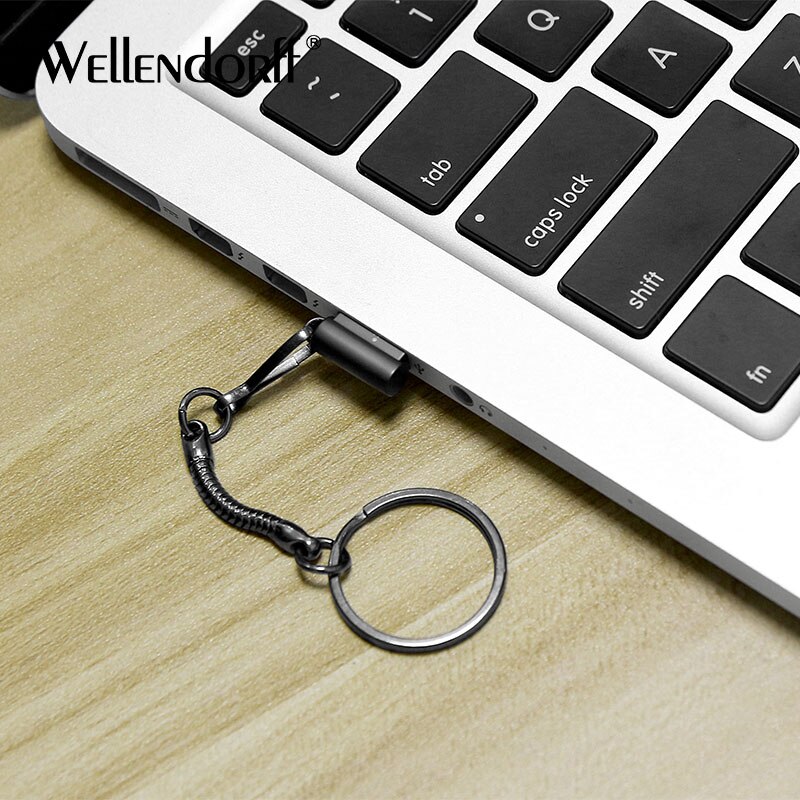 Mini Usb Flash Drive Pen Drive Usb 3.0 Pendrive 64Gb 32Gb 16Gb 4Gb Flash Memory Stick met Sleutelhanger 128Gb U Disk