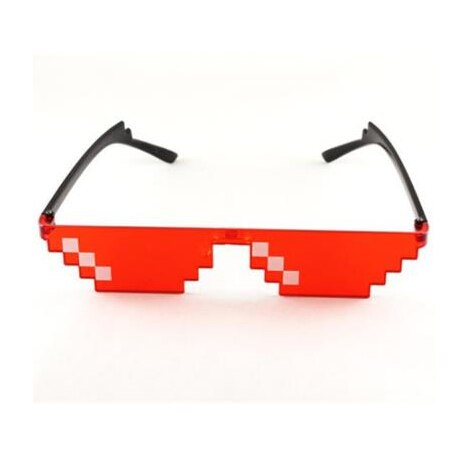 Moda 8 Bit Thug życie okulary Pixelated mężczyźni kobiety marka Party okulary mozaika UV400 Vintage okulary Unisex prezent okulary: 07