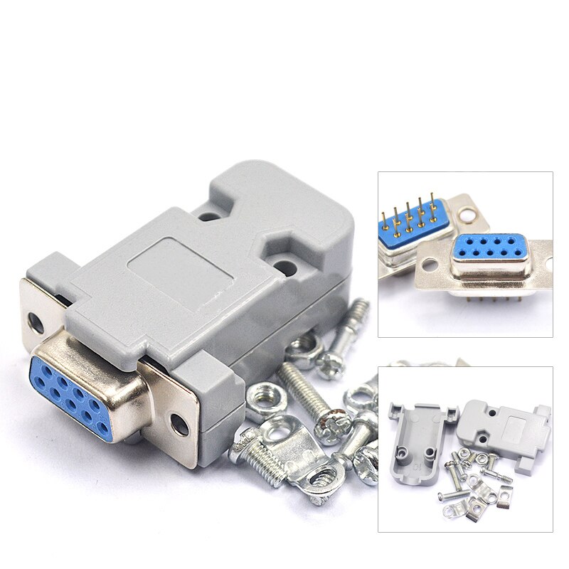 Conectores db9 9pin macho para masculino mini adaptador de mudança de gênero rs232 conector de série fêmea para fêmea para macho