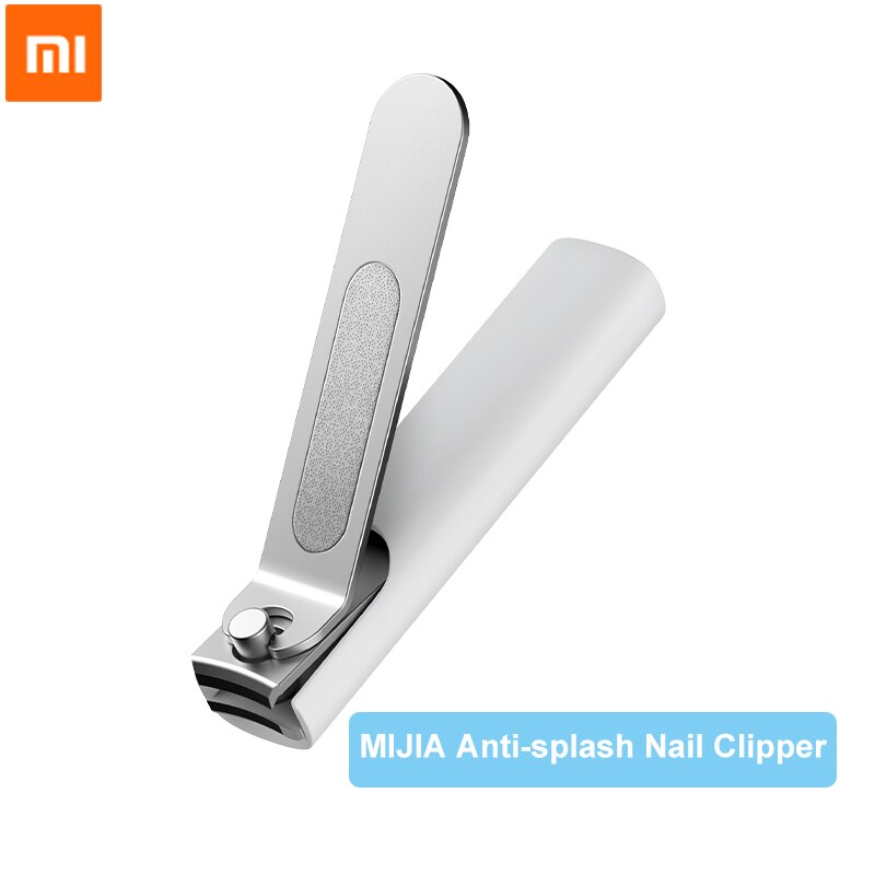 Original XIAOMI MIJIA Nail Clippers Set 5Pcs Stainless Manicure Pedicure Nail Clipper Cutter Nail File Ear Pick with Storage Box: Only Nail Clipper
