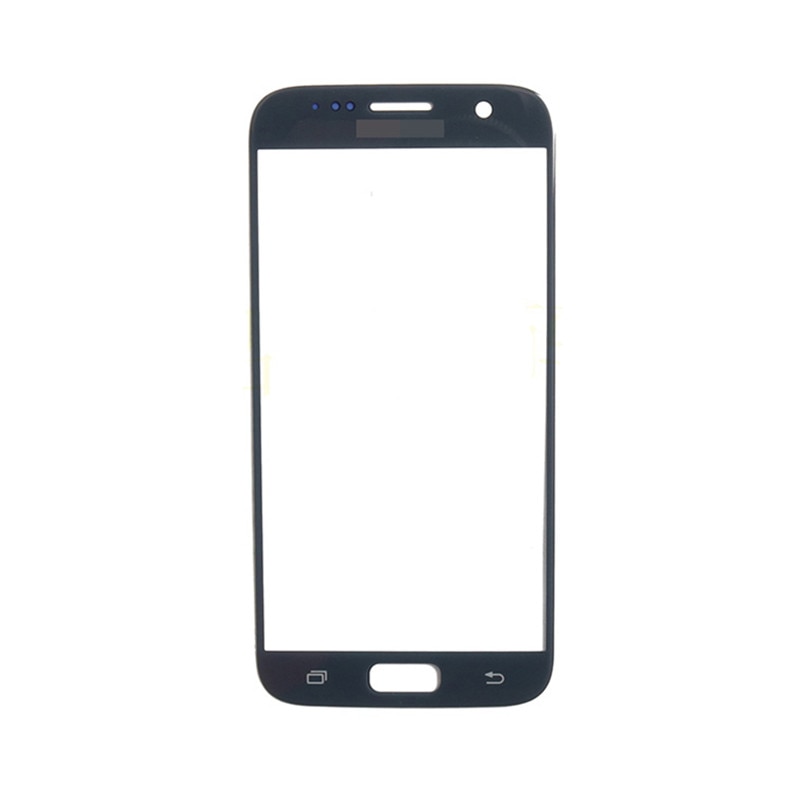 S7 Outer Screen Voor Samsung Galaxy S7 Front Touch Panel Lcd-scherm Out Glass Cover Lens Telefoon Reparatie Vervang Parts: Black