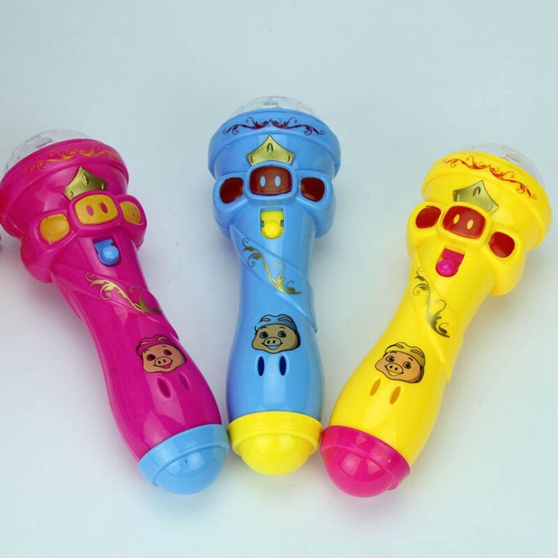 Flash Of Light Microphone Glowing Luminous Star Rod Singing Music Shine Portable Funny LED Toys For Children