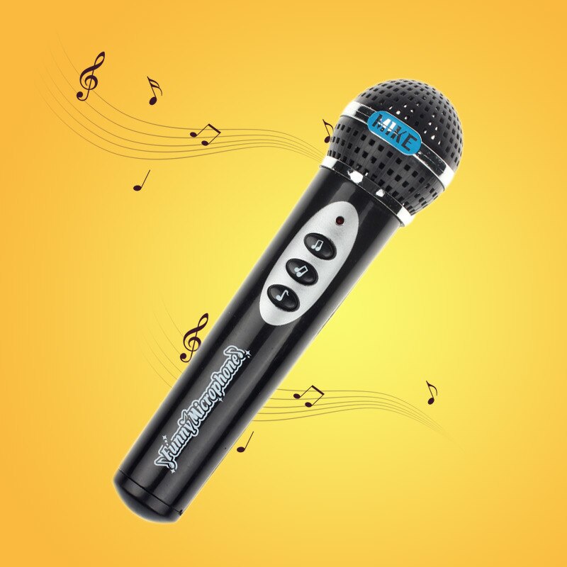 Girls Boys Microphone Model Music Karaoke Cute Mini Toy interesting Toy @A