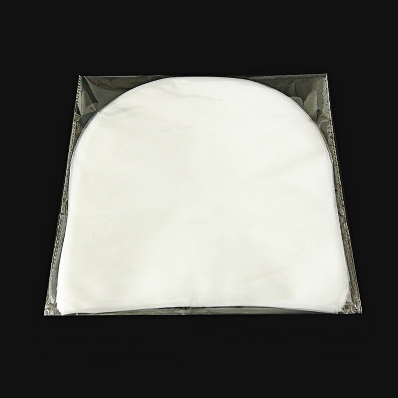 SPINCARE 50x 12″ Single Vinylhoes – Kristalhelder Polypropyleen, Hersluitbaar, 50 Micron, Archiefkwaliteit Voor één LP
