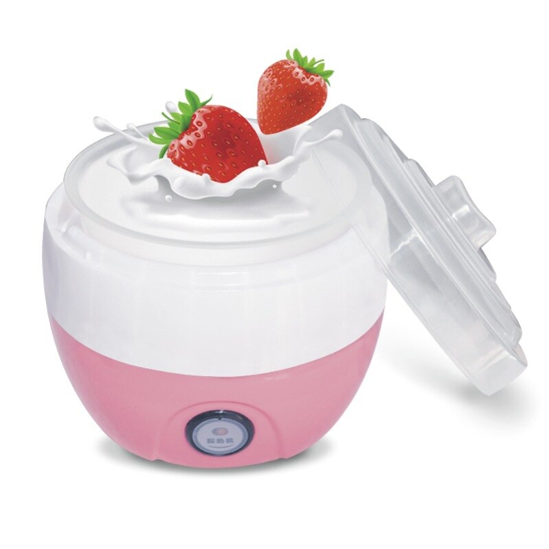 Candimill 220V Electric Automatic Yogurt Maker Machine Yoghurt DIY Tool Kitchen Appliance Home Yogurt Making: Pink