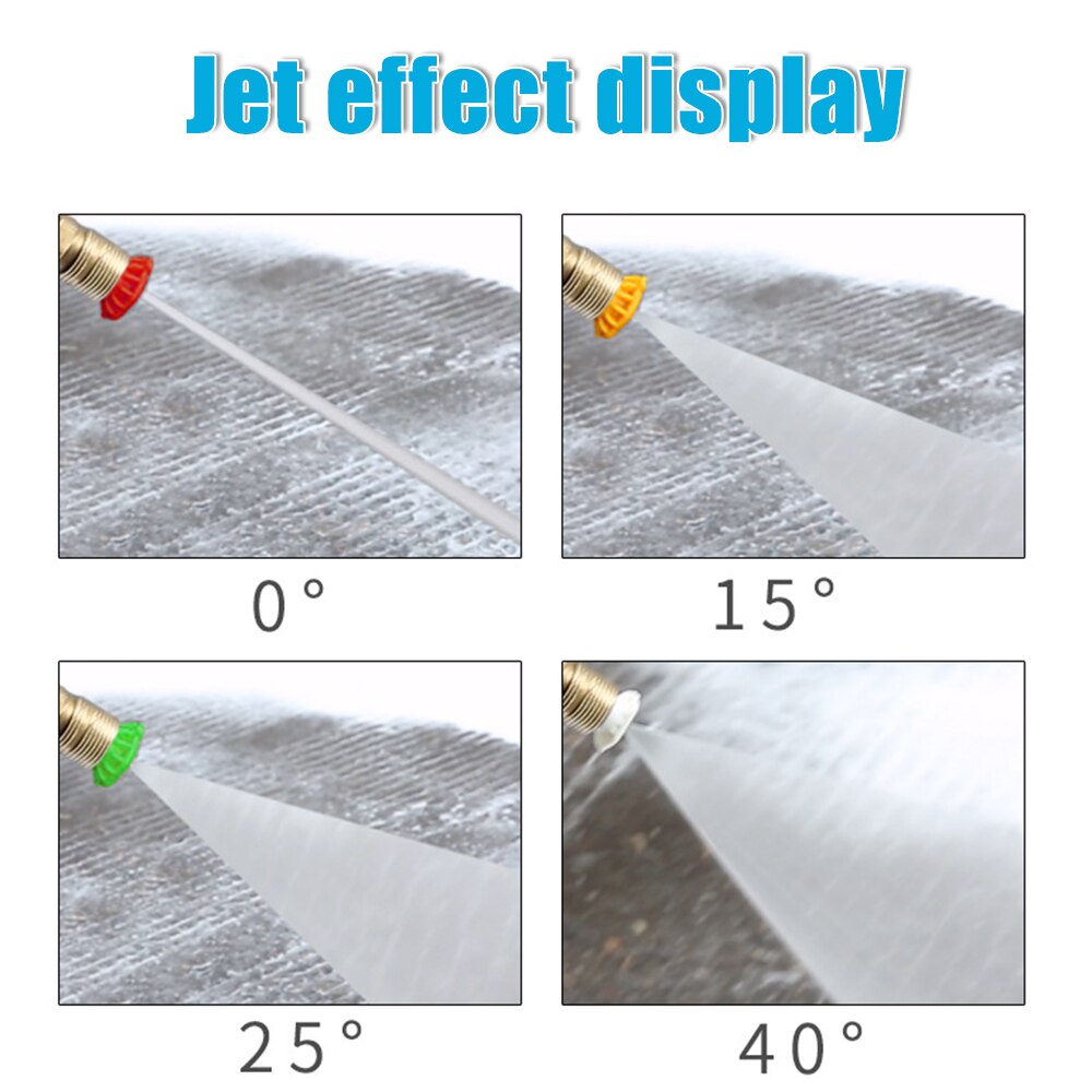 Pressure Car Washer Soap Spray Nozzles Pump Foamer Lance Jet 14mm M22 Socket 1/4" Quick Release Snow Foam Cleaning Tool