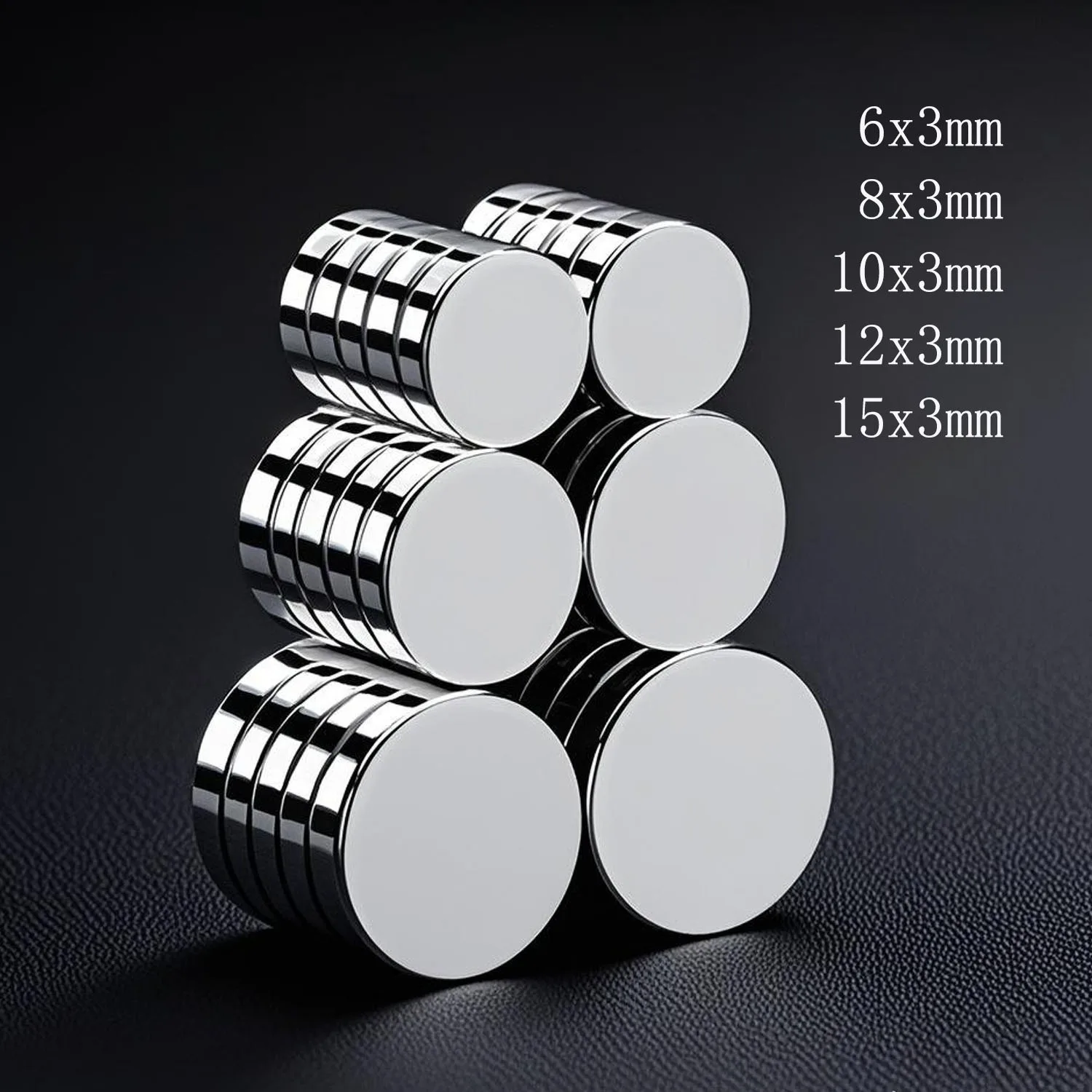 Super Strong Round Magnets Powerful Magnets for Fridge, DIY, Building, Scientific, Craft, and Office Magnets Imanes Disc Magnet