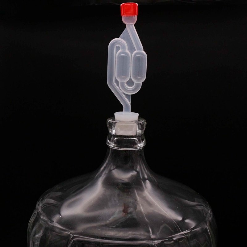 Luchtsluis Carboy Knus Kit Homebrew Bier & Wijn Glas Carboy #6 Siliconen Stopper met Luchtsluis 8mm Slang Voedsel grade Gisting