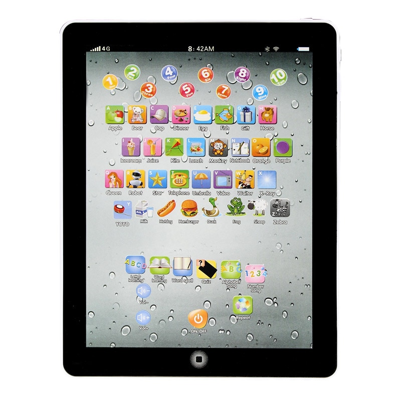 Latest Child Type Computer Tablet English Learning Study Machine Toy Children Home Early Education Toy Fun Learning machine
