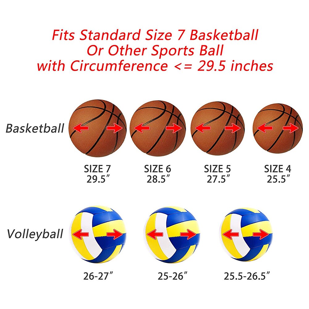 Football volleyball storage pouch portable round shaped volleyball storage pouch round shaped mesh basketball