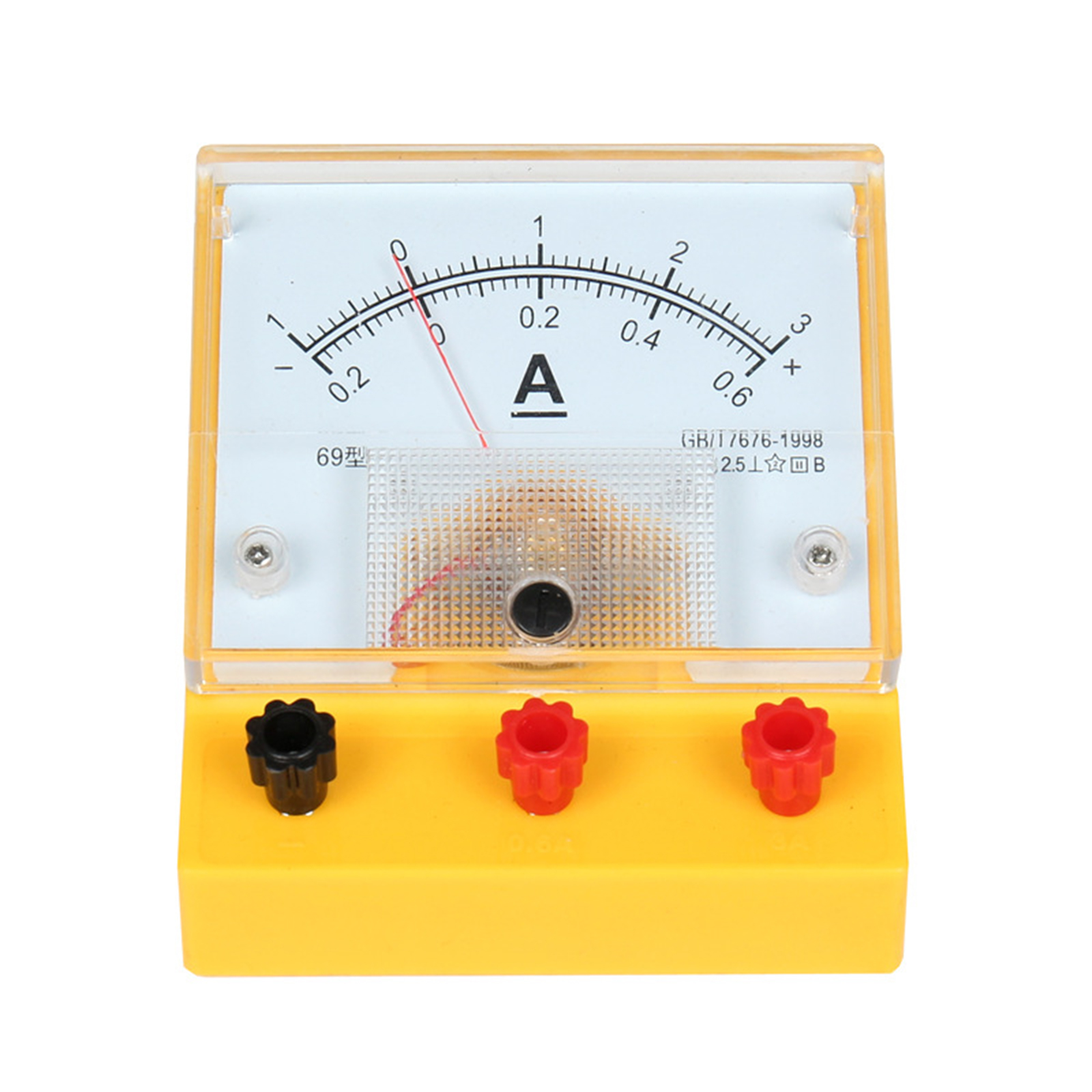 Amperímetro de CC, voltímetro/voltímetro sensible, galvanómetro, nivel 2,5, instrumentos de experimentos físicos y eléctricos