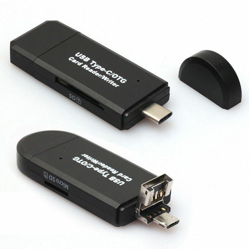 3w1 USB-C typ C USB 2.0 mikro USB OTG SD TF czytnik kart MMC dla Huawei Macbook telefon komórkowy adapter pamięć USB czytnik kart PC