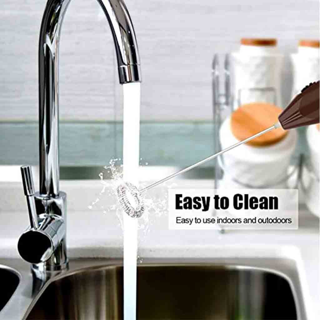 Electric Milk Frother Drinks Foamer Coffee Frother Electric Whisk Mixer Handle Stirrer Egg Beater Egg Stirring Tool Mixer#25#50