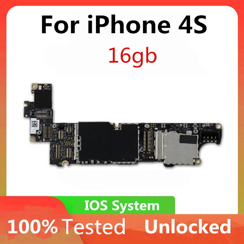 Originele Moederbord Voor Iphone 5 / 5C/5S/Se Unlocked Moederbord Cloud Schoon Moederbord Logic Board Met os Systeem Goede: 4S -16gb