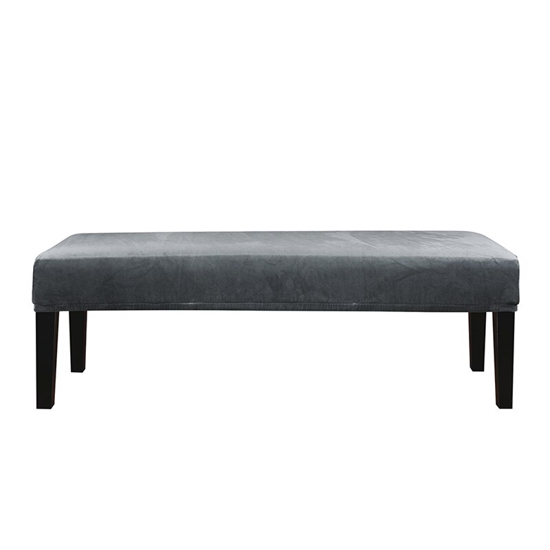 5 kleuren lange bankhoezen, hoezen met stretch, goedkope bankhoezen, elastische hoes voor hotel, banket, eetkamer, wasbaar: Donkergrijs