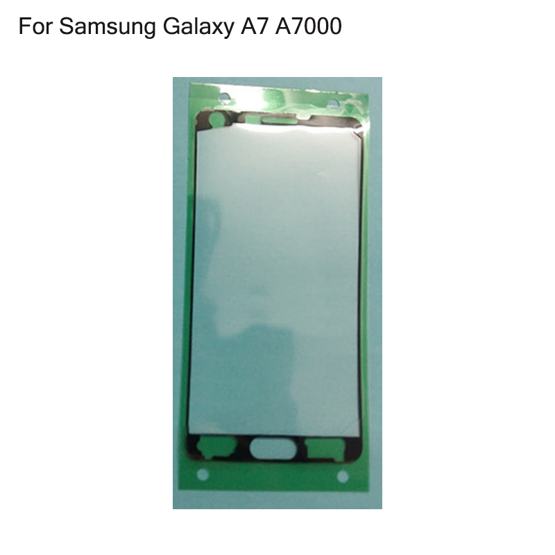 5Pcs Lcd Tocuh Scherm Front Frame Bezel 3M Sticker Voor Samsung Galaxy A7 A7000 3M Lijm tape Een 7