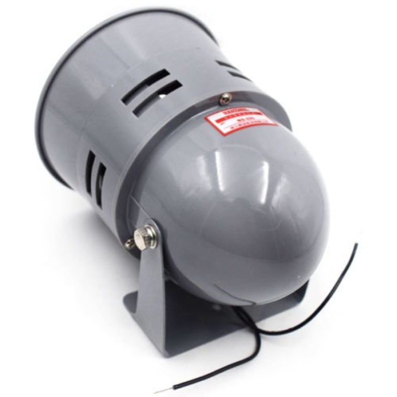 Big Size 12v Air Raid Siren Horn Tornado Alarm Real Motor Drive Police Fire Good