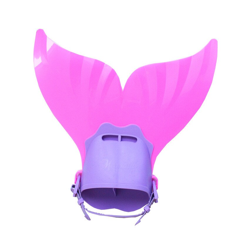 Kinderzwemvliezen kinderen monovin zeemeermin flippers duiken scuba zwemvliezen voet flippers monovin watersport trainingsschoenen  ws003: Kinderen roze