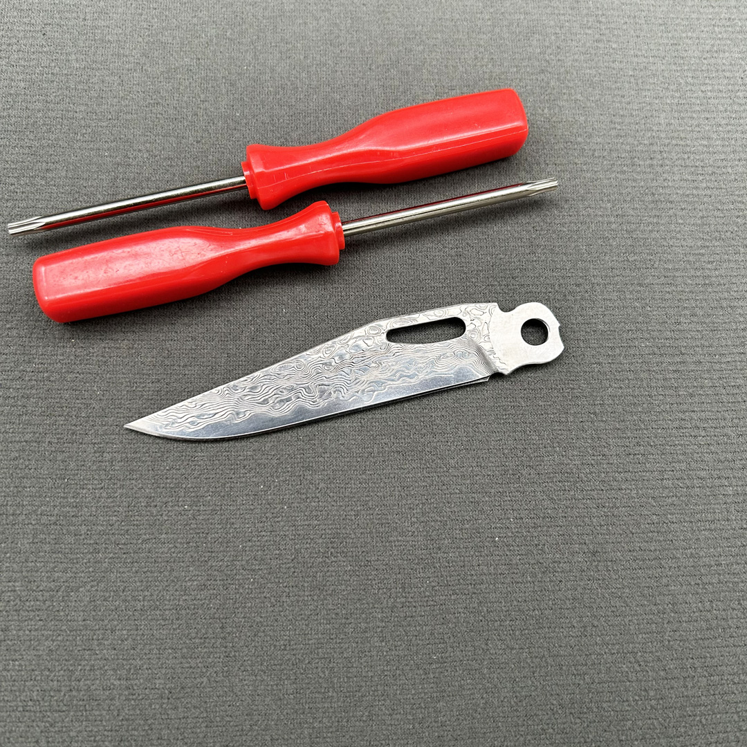 Tillbehör till leatherman tti charge och wave damascus stål reservtång modifieringsdelar originalstorlek multifunktionell: Vit