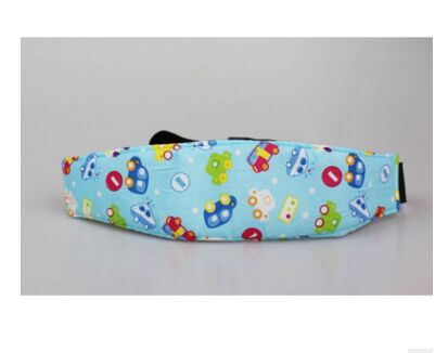 Appui-tête pour enfant, oreiller pour bébé, Protection du cou, appui-tête de voiture, coussin de soutien ajustable: blue car