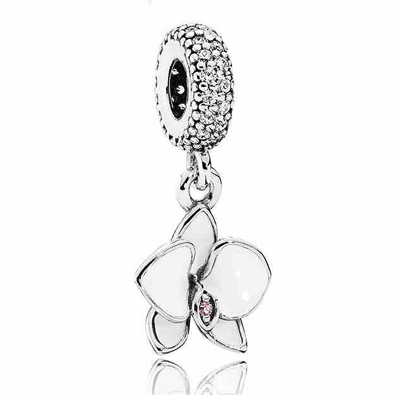 Spinning Tree Of Life Serene Lotus Clover Daisy Flower Pendant Beads 925 Sterling Silver Charm Fit Bracelet DIY Jewelry: 7