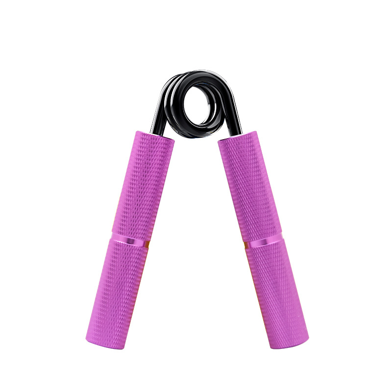 Pinza de mano 50LB-300LB, fortalecedor de Metal, ejercitador de dedos, fuerza de agarre, entrenador de brazos musculares, recuperación, muñeca, equipo de gimnasio: Morado