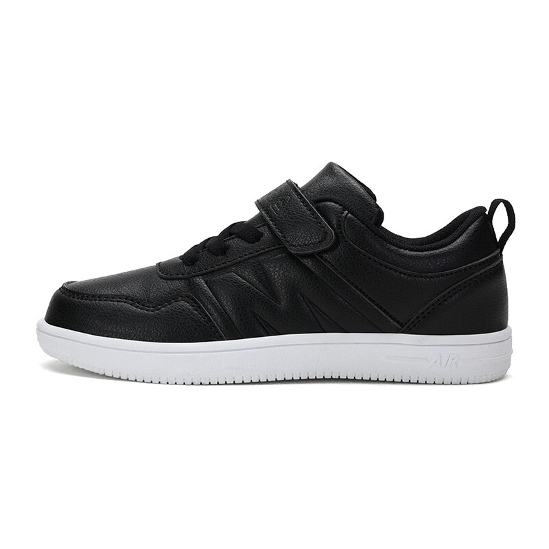 Casual Kids Shoes Waterproof Sneakers Kids White Shoes Flats Anti-slip Girls Trainers Classic Children Running Shoes: Black / 38