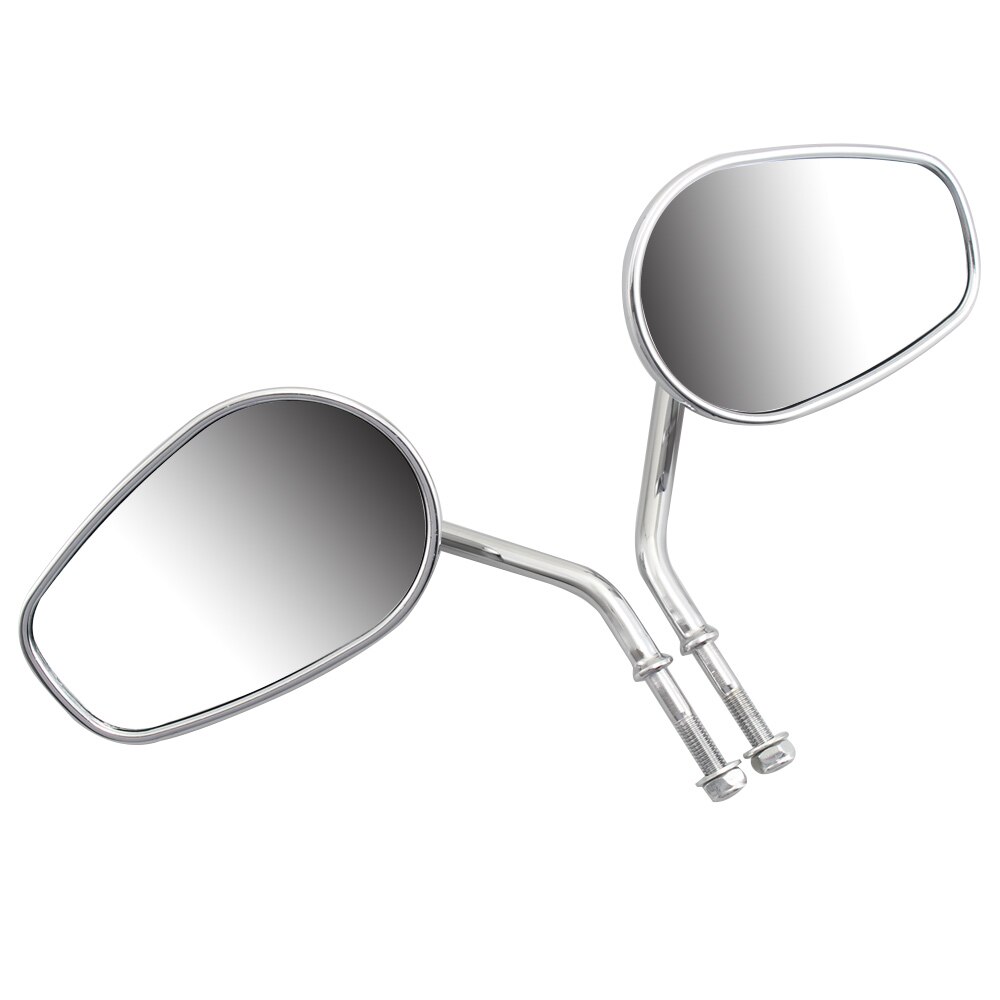 Rétroviseur de moto en métal 8mm rétroviseurs latéraux de guidon universels pour Harley Touring Road King Softail Sportster XL 883 1200