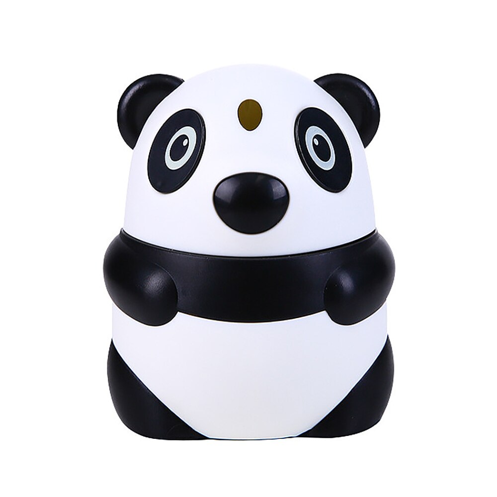 Tegneserie tandstikker holder panda formet automatisk plast tandstikker boks dispenser stue indretning hjem opbevaringsboks: 01
