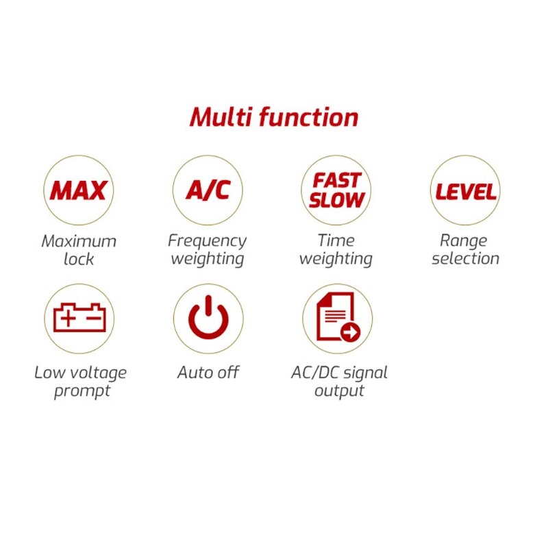 TA8152A Handheld Noise Measuring Instrument db Meter 40~130dB Mini Audio Sound Level Meter Decibel Monitor