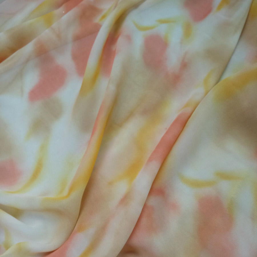 Chiffon Stof Tulpen Gedrukt Jurk Strand Sjaal Stof Chiffon stof Bloemen gedrukt chiffon Jurk stof