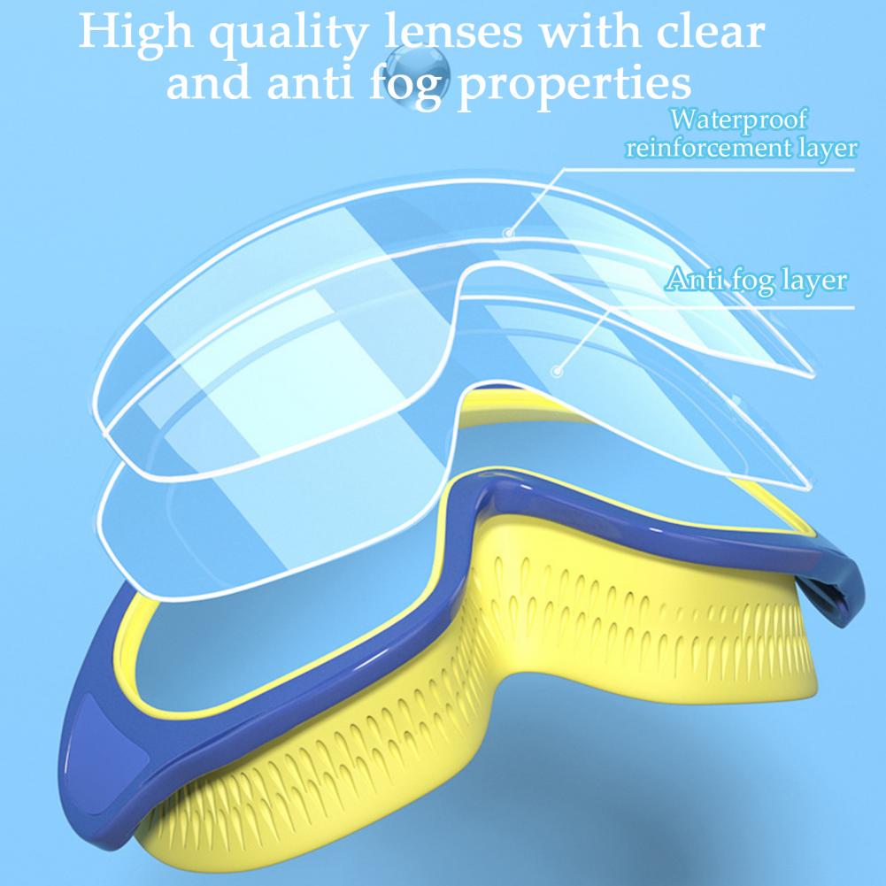 Kids Swim Goggles Anti-Fog Anti-UV Wide View Swimming Goggles Leakproof Youth Pool Glasses for Kids 2-16