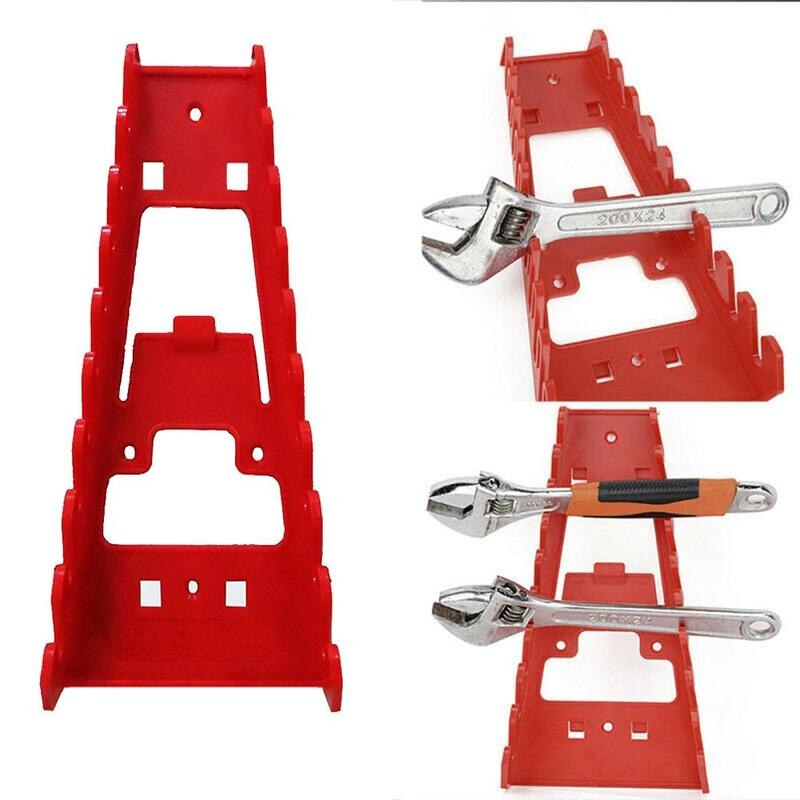 Wrench Spanner Organizer Sorter Holder Tray Socket Storage Rack Plastic Tools Plastic Wrench Holder