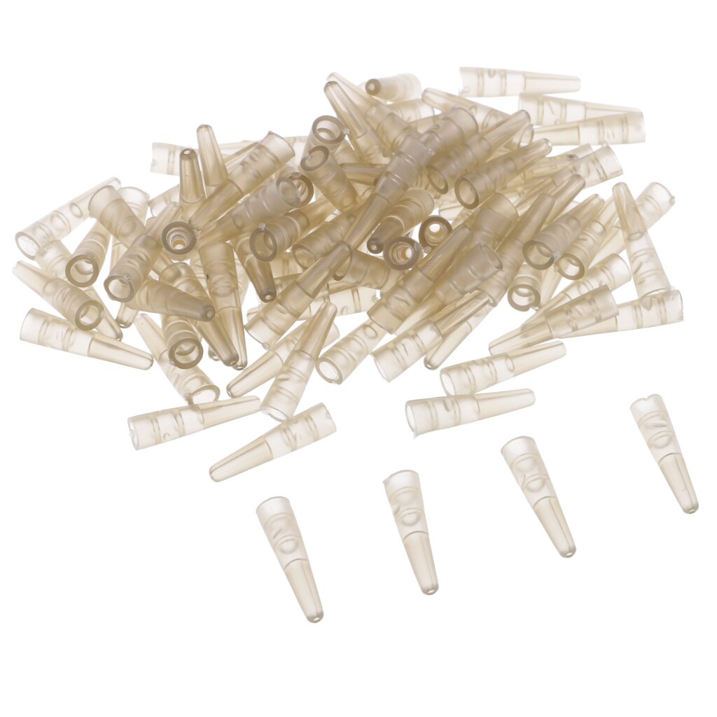 100 x Tail Rubber Tubes for Saftey Carp Fishing Rig Sleeves 17mm