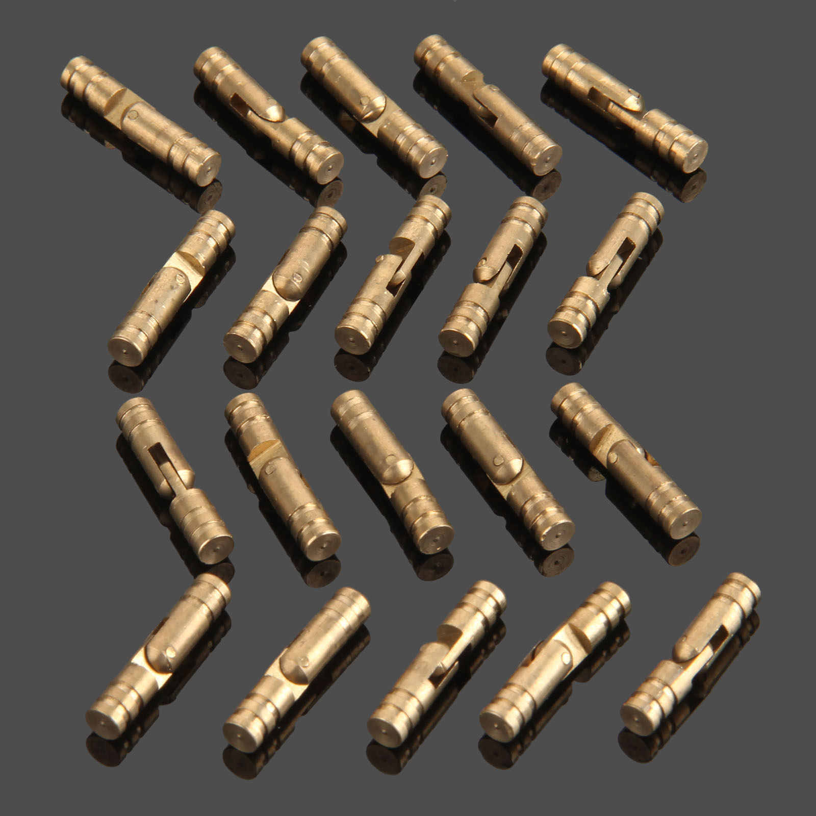 20 sztuk miedziane zawiasy baryłkowe cylindryczne pudełko z biżuterią ukryte niewidoczne ukryty zawias sprzęt meblowy