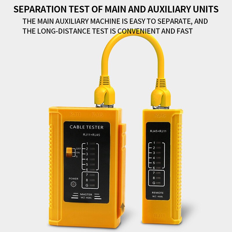 Netwerk Line Tester Netwerk Kabel Tester Multifunctionele Tester Telefoon Kabel Lijn Checker-1 Set Van RJ45 / RJ11